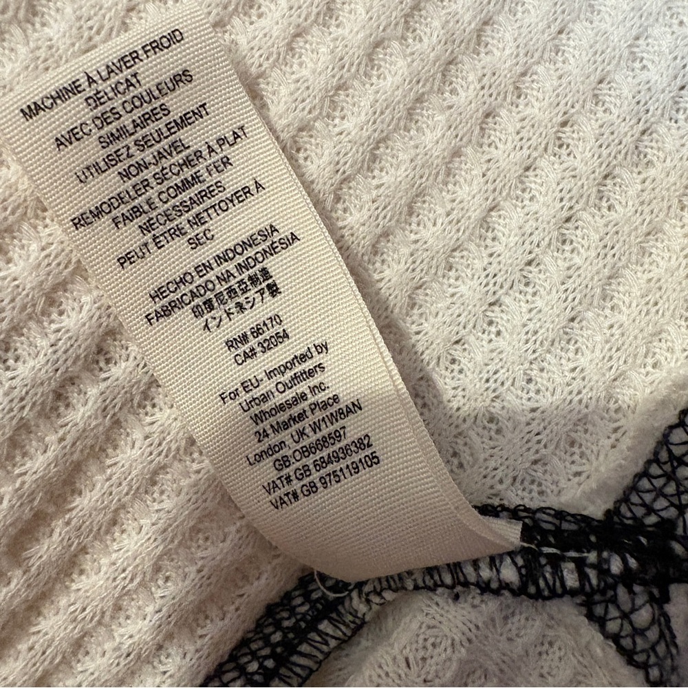 We The Free Cream and Black Leopard Print Sweatshirt - Picture 8 of 12